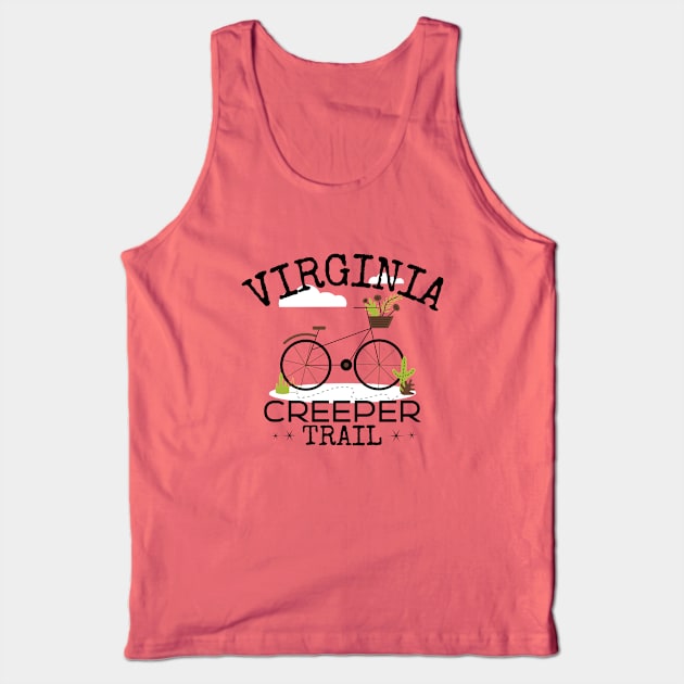 Virginia Creeper Trail Tank Top by Mountain Morning Graphics